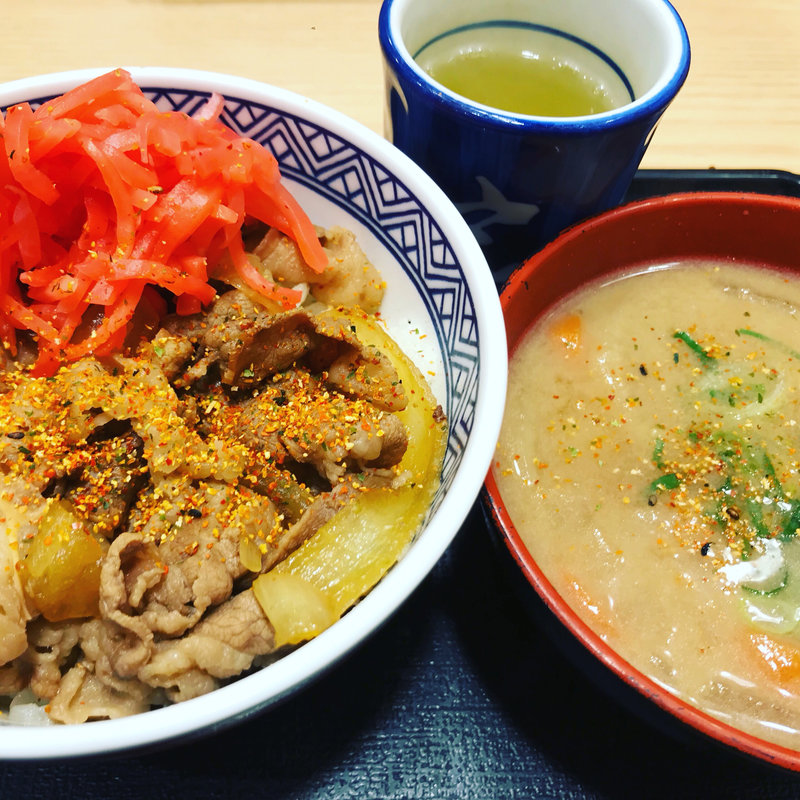 牛丼並(吉野家 新宿東口靖国通り店)