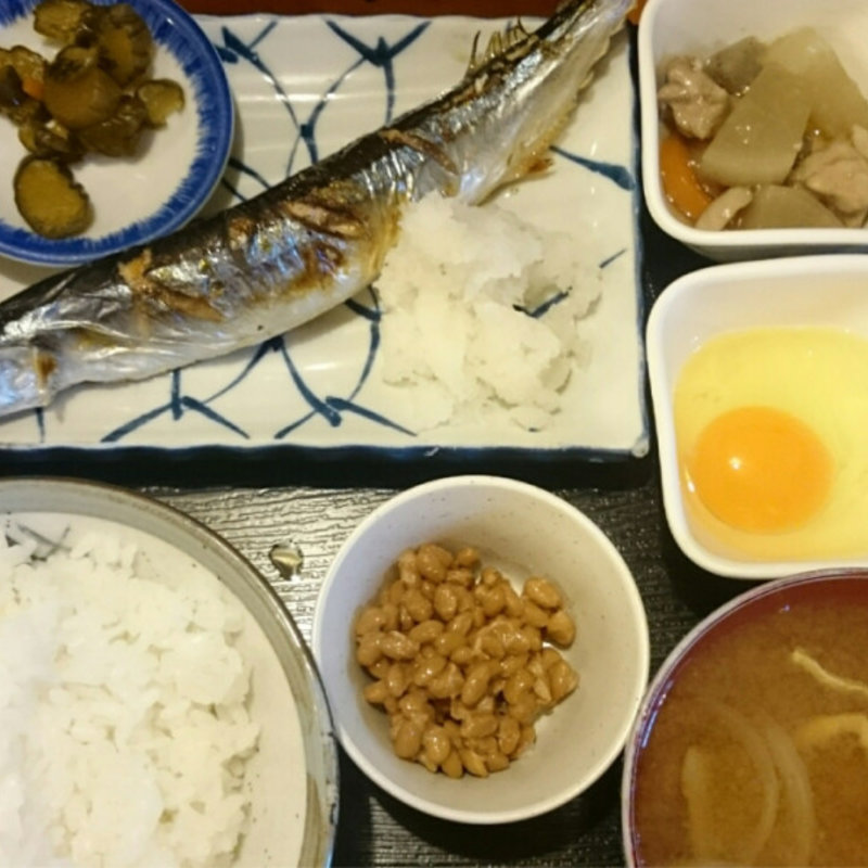 サンマ定食(かをる)