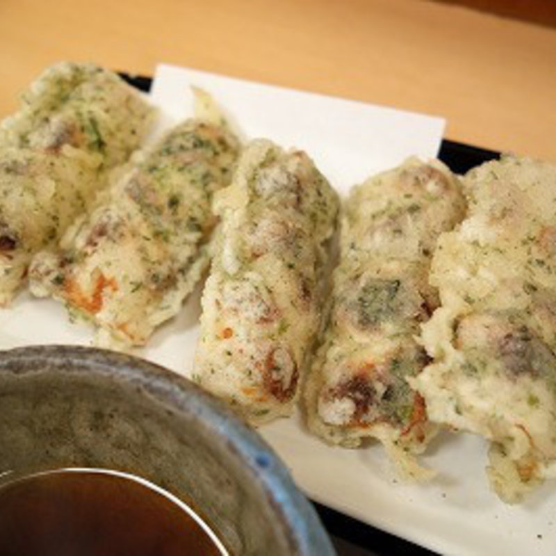 ちくわの磯辺揚げ(越後十日町そば がんぎ 新川二丁目店)