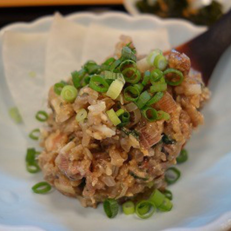 秋刀魚のなめろう(越後十日町そば がんぎ 新川二丁目店)