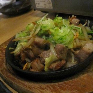 鶏の鉄板焼き(かんきち 福井下馬店 )