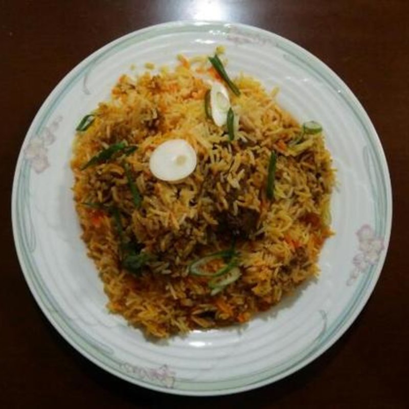 マトンビリヤニーセット(ガンダーラレストラン)