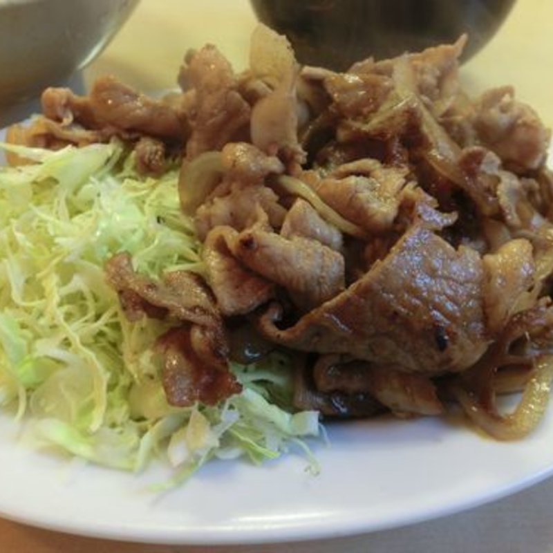 豚生姜焼定食(かんだ食堂 （かんだしょくどう）)