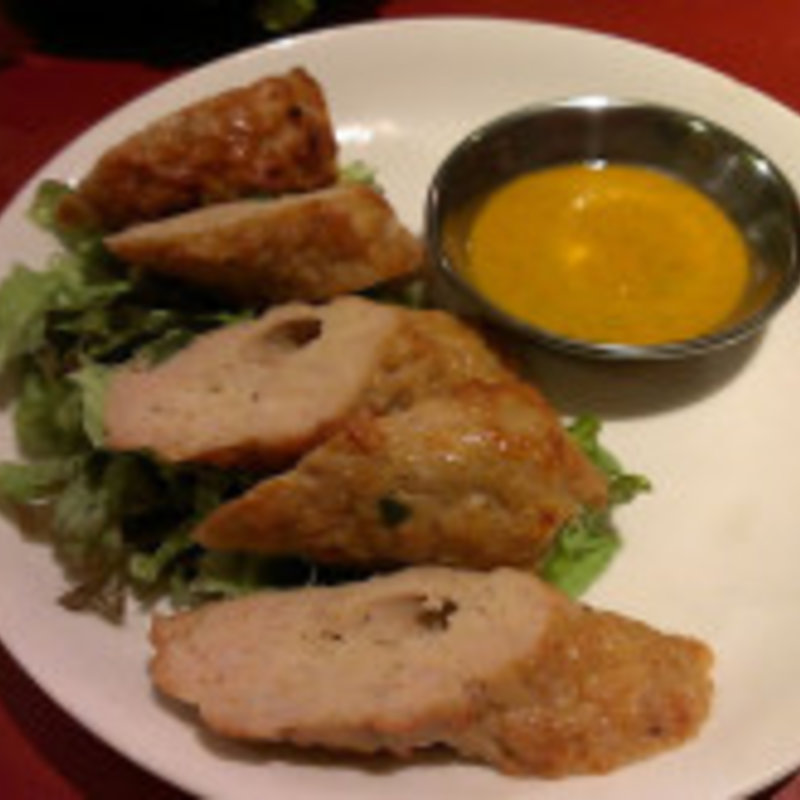 前菜（チキンカバブ・ナスのアチャール）(カンティプール)