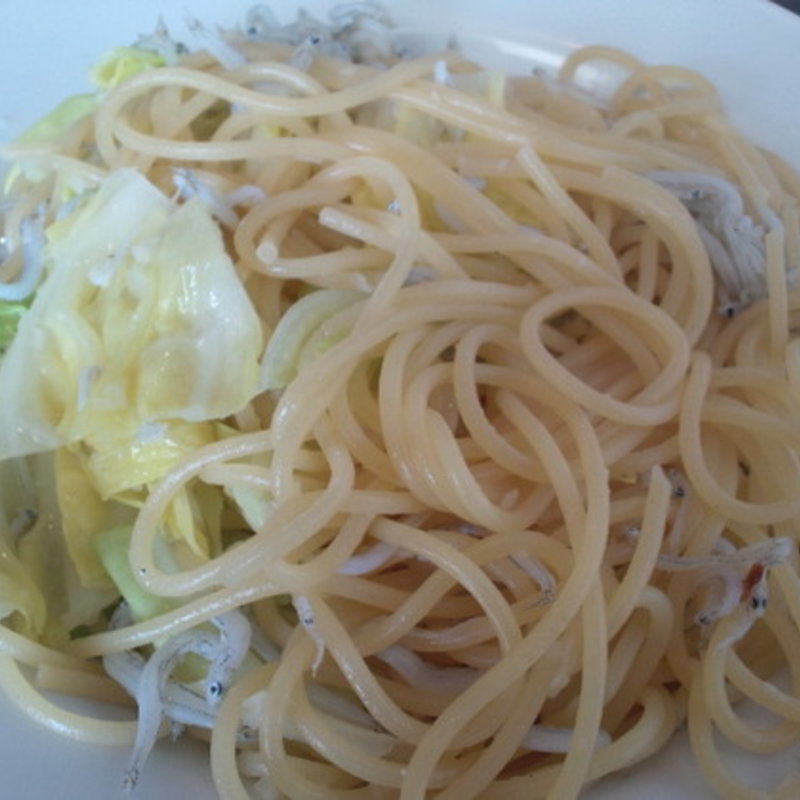 しらすと春キャベツのパスタ(キクチ)