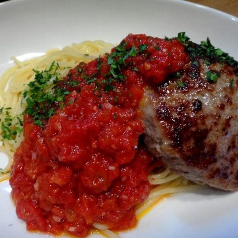 ハンバーグスパゲティ(キッチン ラフト)