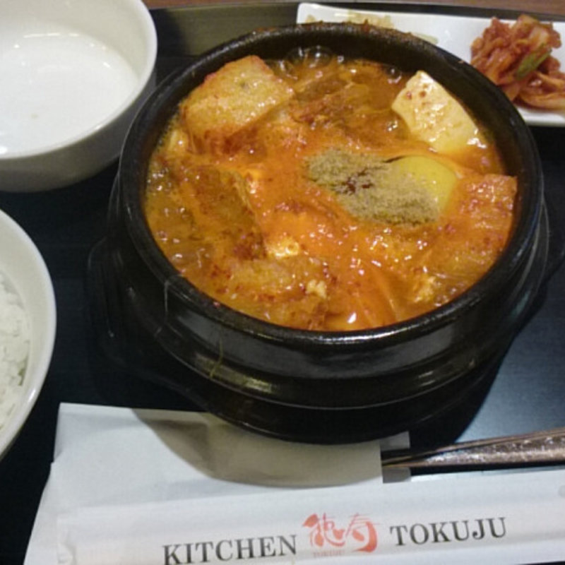 スンドゥブセット(キッチン 徳寿)