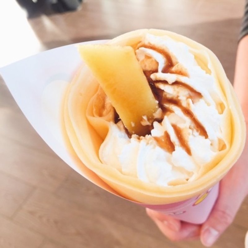 お芋黒蜜クレープ(キュートクリーム)