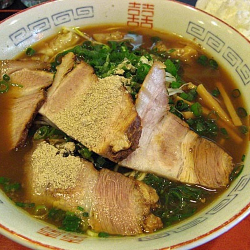 ワンタンメン+ごはん(きよちゃん )