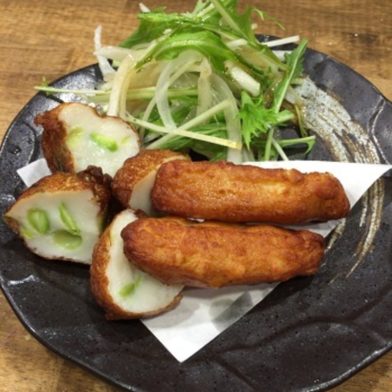 枝豆天とチーズ天の盛り合わせ　(きらく家 )