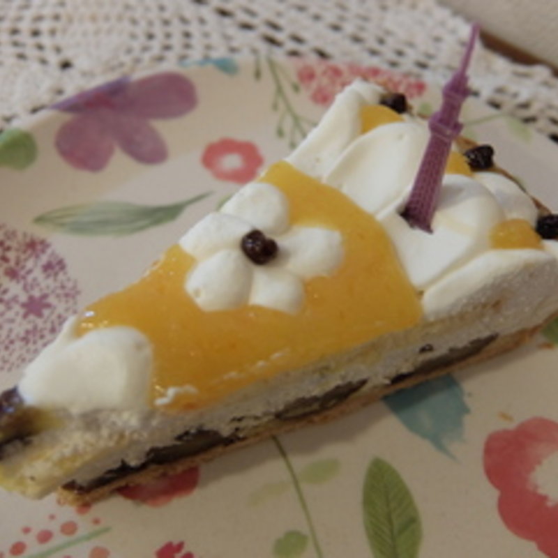 ラムレーズンと栗のティラミス(キルフェボン)