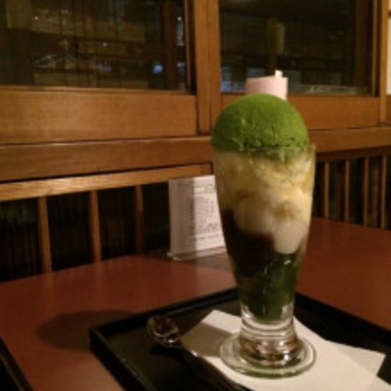 抹茶白玉パフェ(ぎをん小森)
