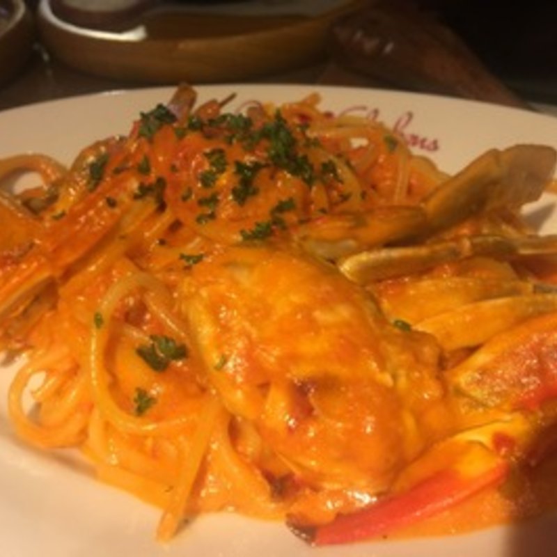 わたり蟹のパスタ(クイーン・オブ・チキンズ 新橋本店 （Queen of Chikens）)