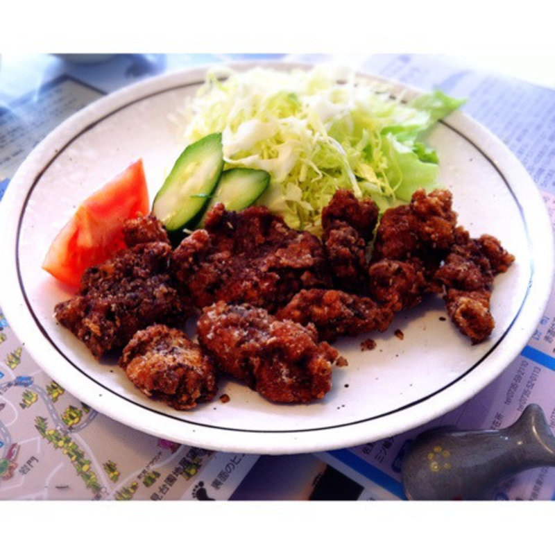 竜田揚げ定食(くじら家 （くじらや）)