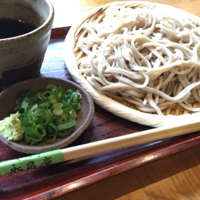 ざる蕎麦(くつきそば 永昌庵)