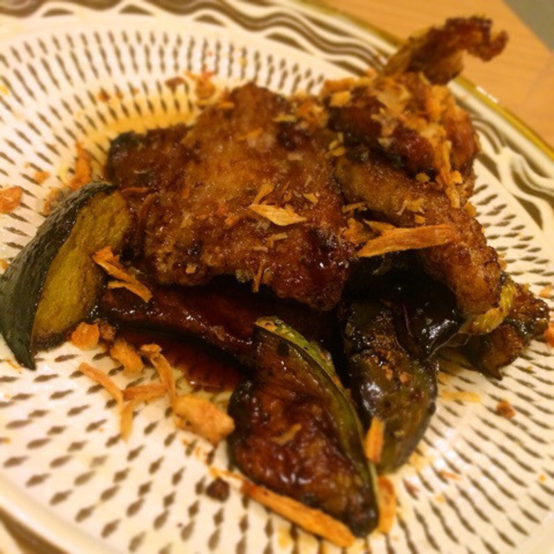 ナスと豚の…(くらかけ)