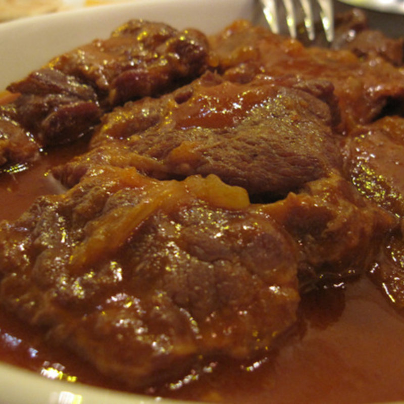 ラム肉のトマトソース煮込み(グラナダ （RESTAURANTE Granada）)