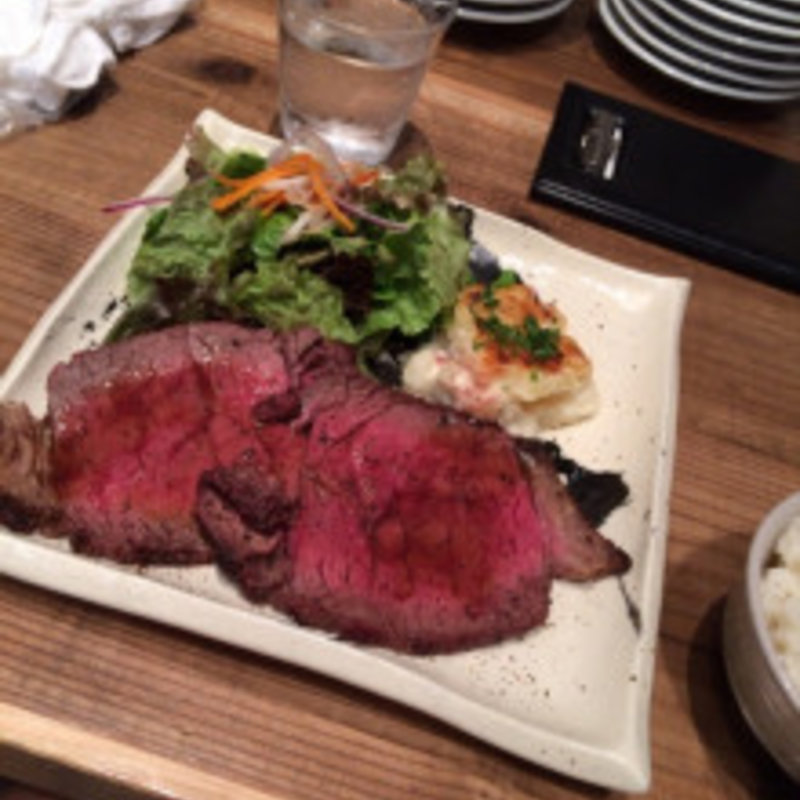 ローストビーフ定食(クラフトビアマーケット 三越前店)