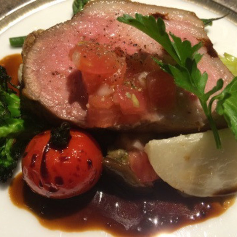 キンカ豚のロースト　バルサミコソース(クラヤ カトウ （KURAYA KATO）)