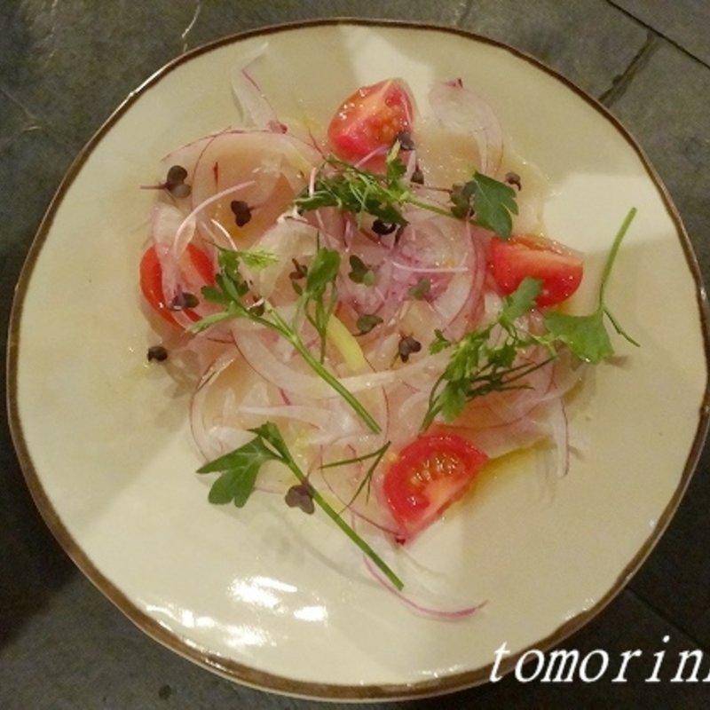 ホタテのカルパッチョ(GRIP TAVERN)
