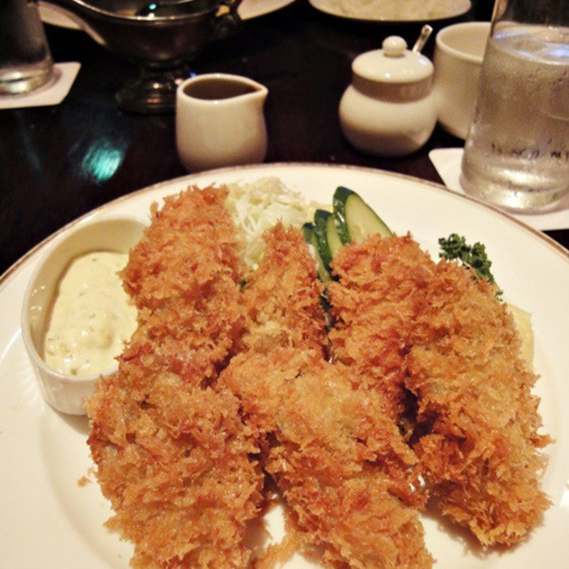 【カキフライ】ライス付(グリル満天星 麻布十番 丸ビル店（グリルマンテンボシアザブジュウバン）)