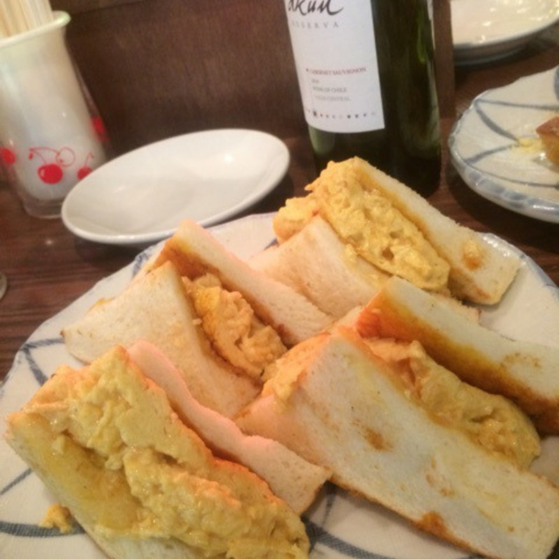 卵サンド(グリル異人館 大阪駅前第3ビル)