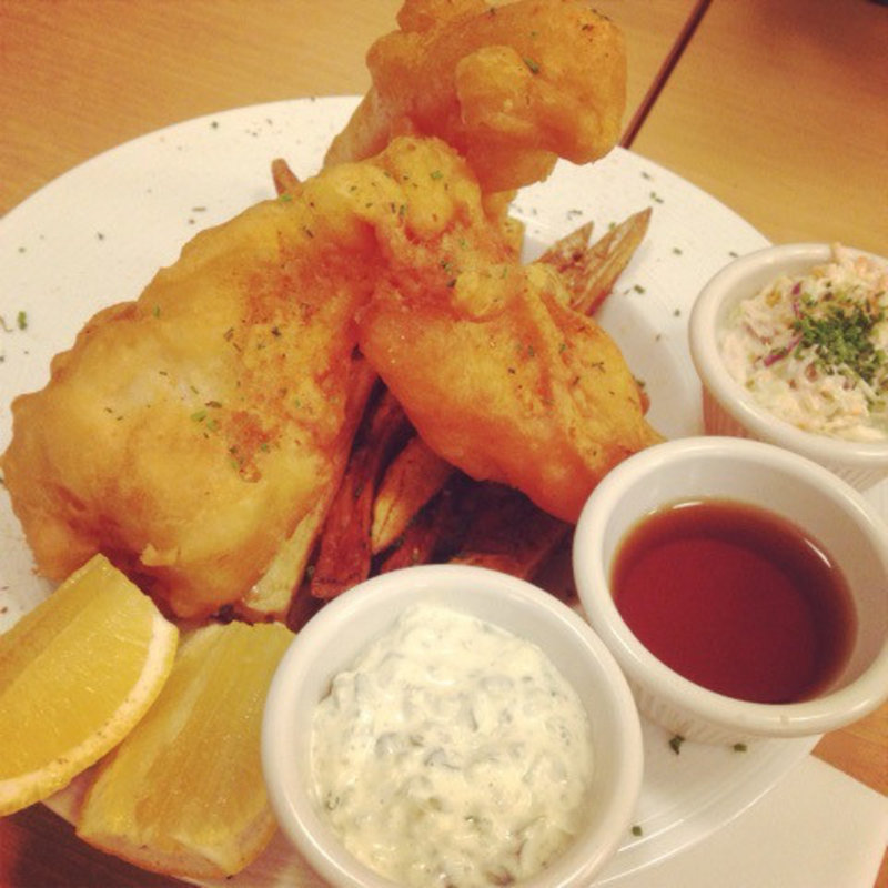 フィッシュ&チップス(クリントン・ストリート・ベイキング・カンパニー （CLINTON ST. BAKING COMPANY & RESTAURANT）)