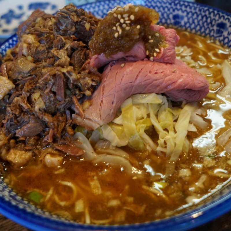 かつおくんローストビーフのせ+合盛(ぐるまん野州男 )