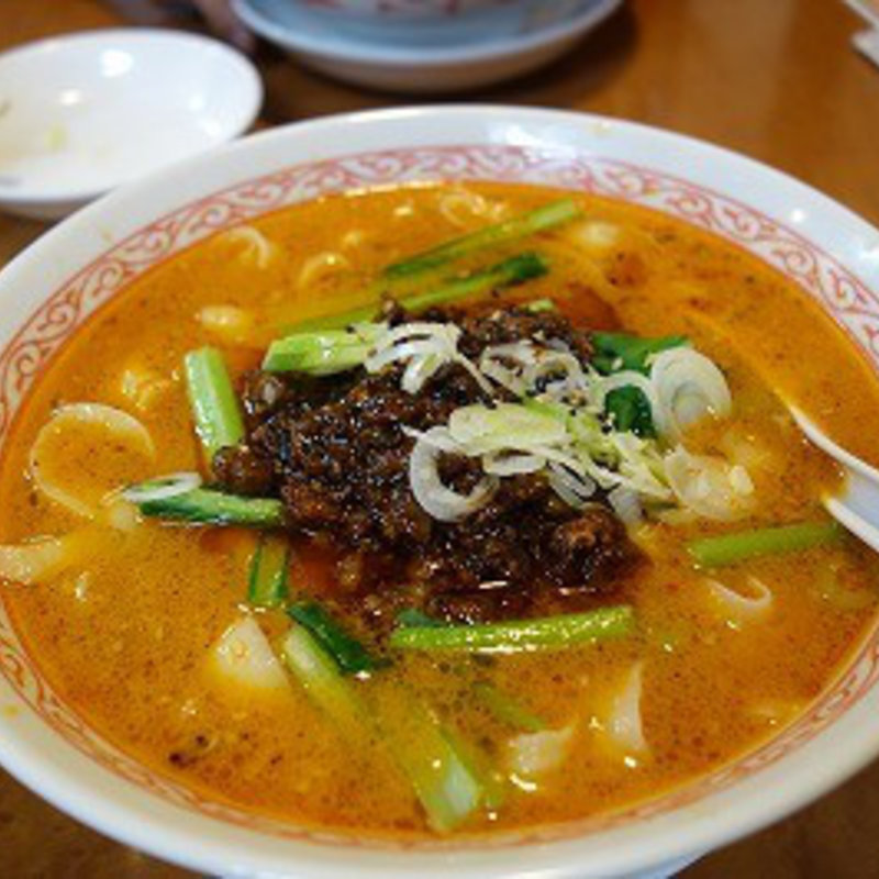 刀削麺の坦々麺(チャ～ボン多福楼 川崎本店)