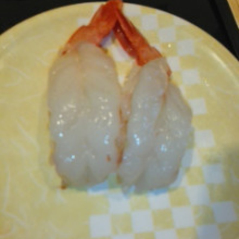 生赤海老(グルメ回転すし 一心 上社店)