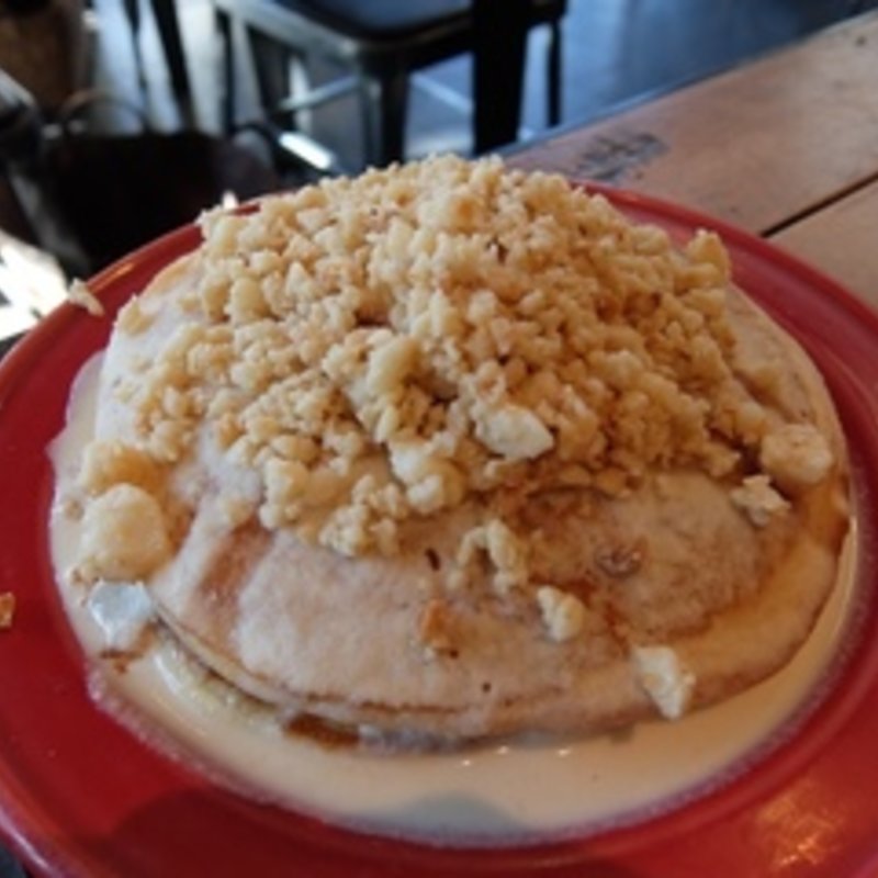 マカダミアナッツのパンケーキ(Glorious Chain Café Shinsaibashi)