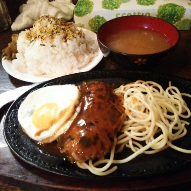 ハンバーグ定食(洋食の店 クロンボ)