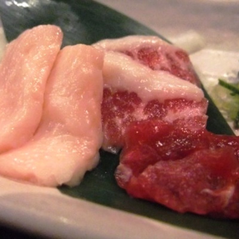 馬刺し3種(くわやき　桜)