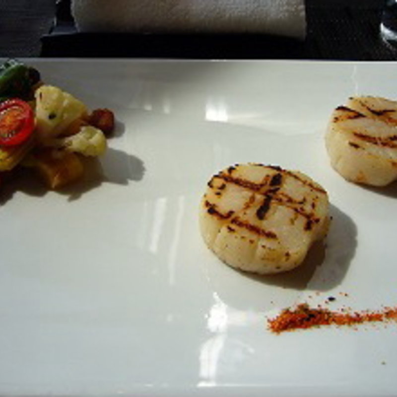 マンダリンランチ  北海道産天然大帆立貝(Ventaglio)