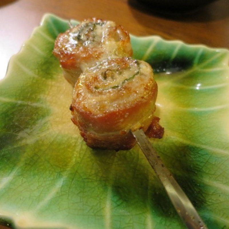 梅しそミルフィーユ(焼鳥ダイニングごくう 新橋本店)