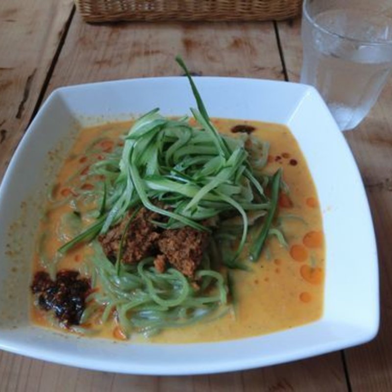 豆乳明日葉麺冷し坦々(ココ・ムーン )