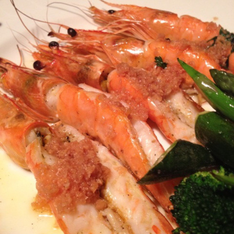 天使の海老のグリル ガーリックバターソース(ココニール イケブクロ （COCONEEL ikebukuro）)