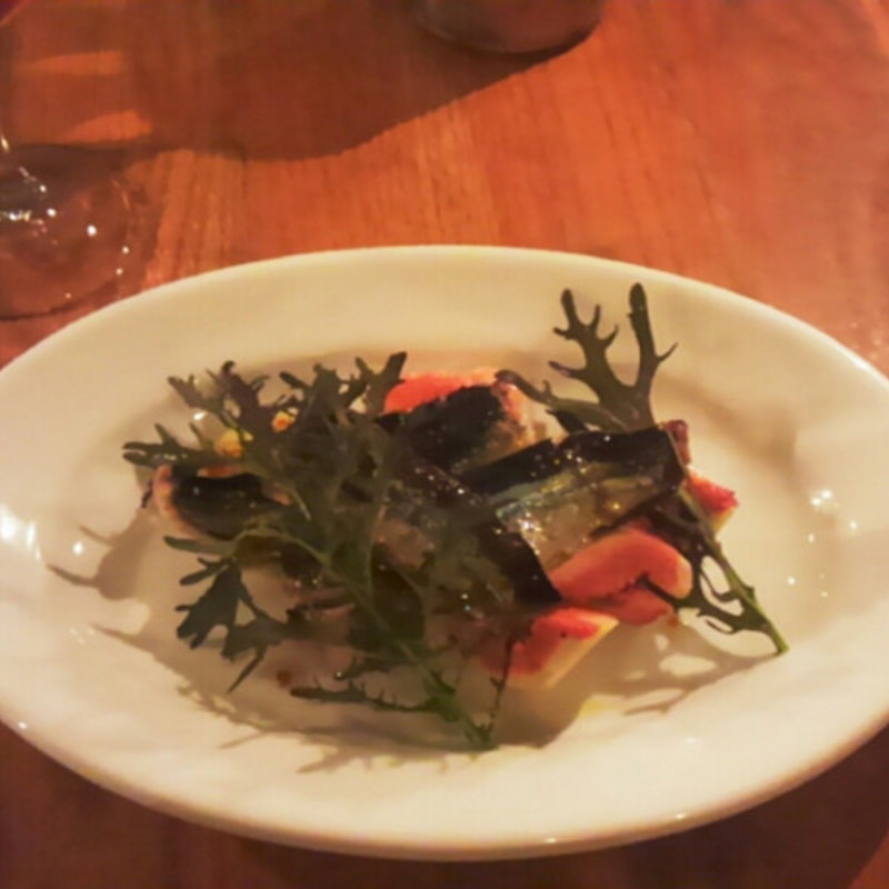 秋刀魚の炙り焼きといちじく(コッタボス （Kottabos）)