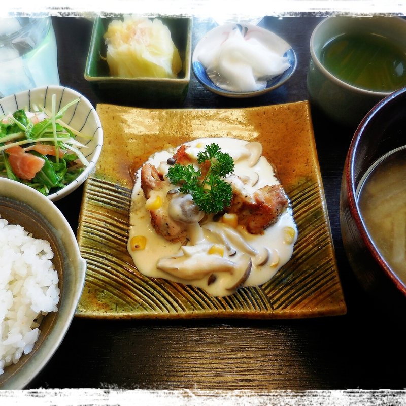 日替わりランチ（チキンのクリームソース）(ことのは （コトノハ食堂）)