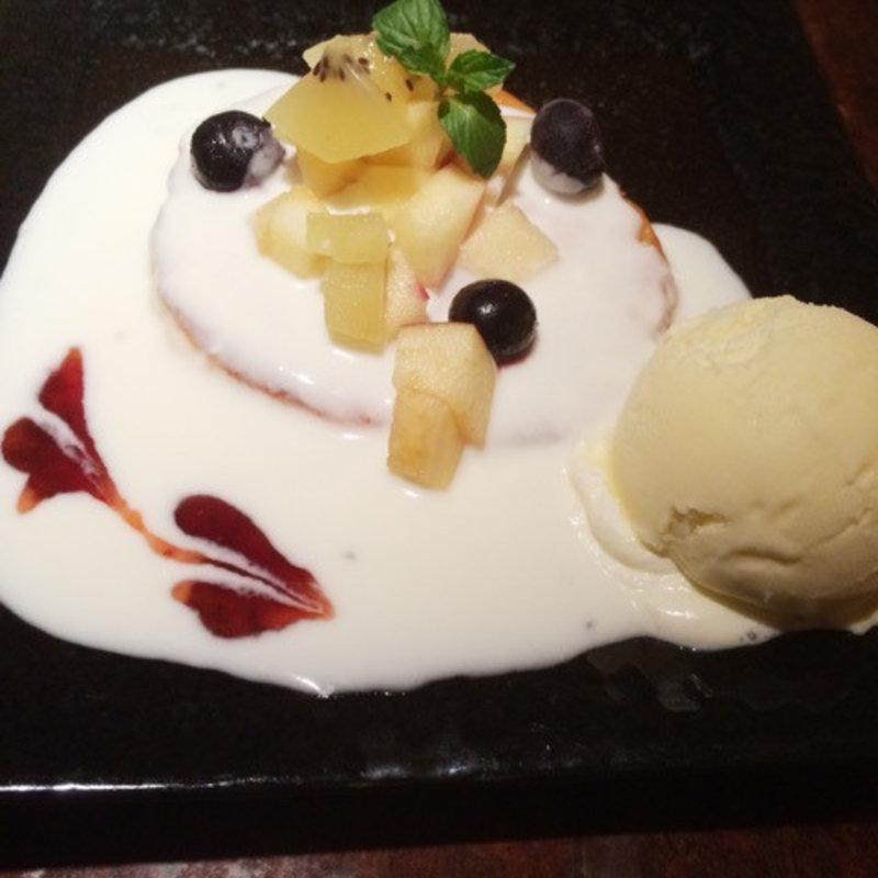 ハーフパンケーキ(カフェコメコ)