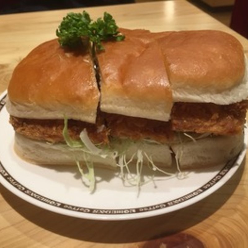 カツサンド(ソース)(コメダ珈琲店)