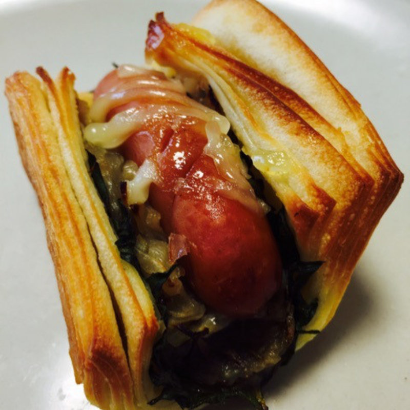 ウインナーと紫蘇のデニッシュ(BOUL'ANGE JR名古屋髙島屋店)