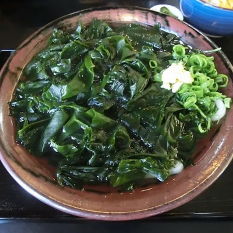 わかめうどん(さぬきうどん工房　麦笑)