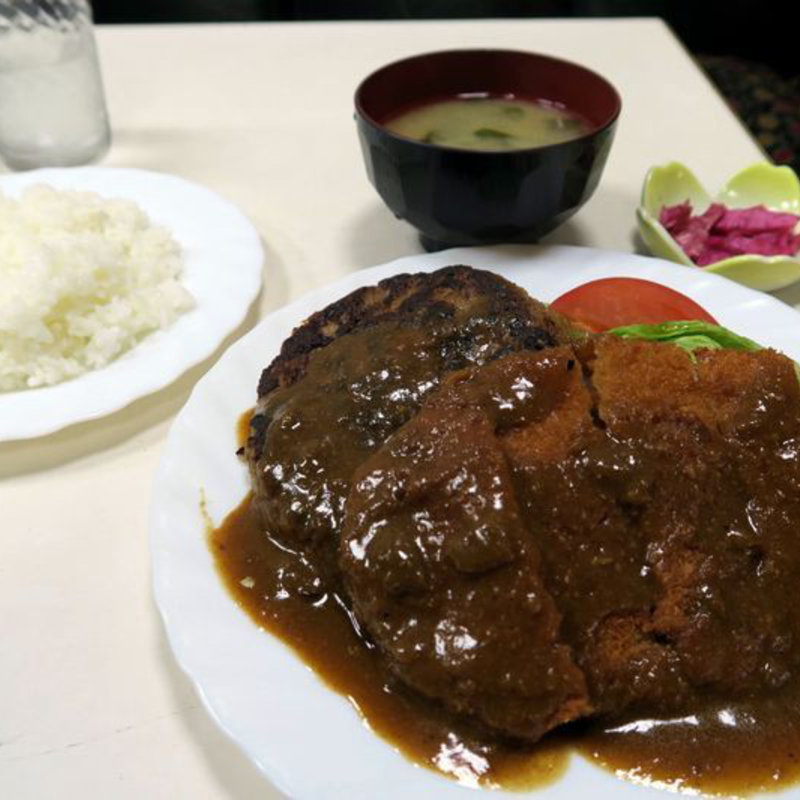 ハンバーグととんかつのBランチ(シェフ )