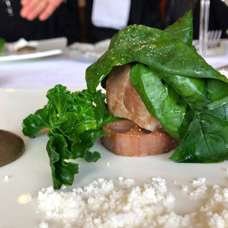 もち豚の58℃蒸し(欅 )