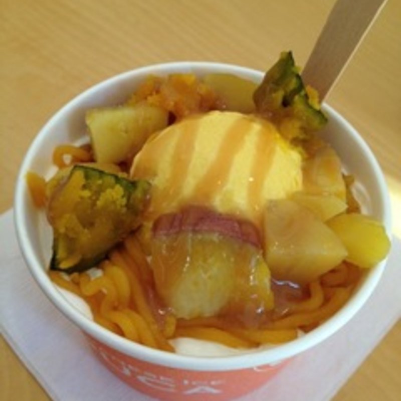 芋栗南瓜パフェ(JAPANESE ICE OUCA ジャパニーズアイス櫻花)