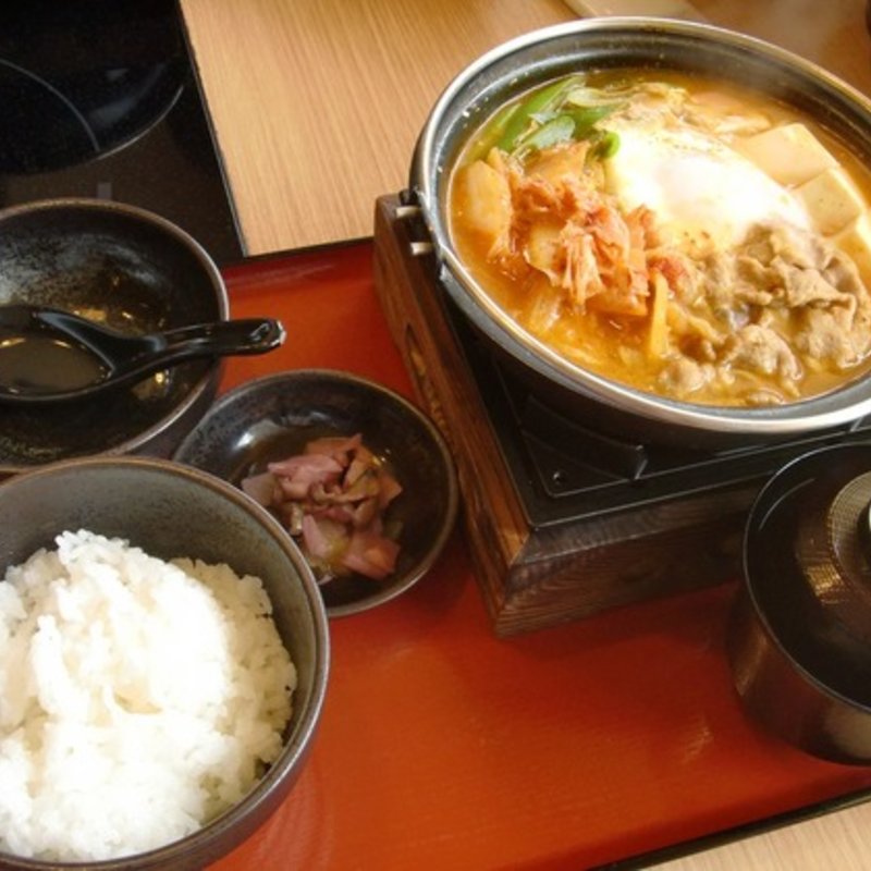 豚チゲ鍋膳(しゃぶしゃぶどん亭 水戸大塚店 )