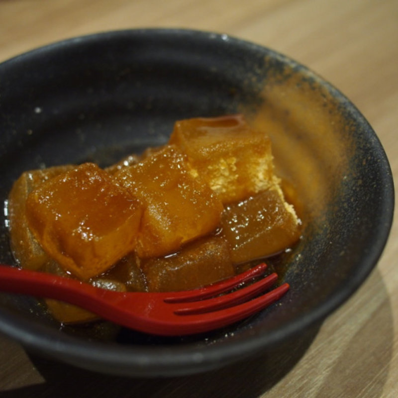 わらび餅(しゃぶ蕎麦小次郎 水道橋店)