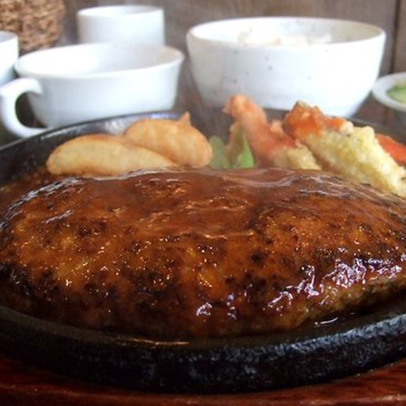 大きなハンバーグセット(ジャポネ)