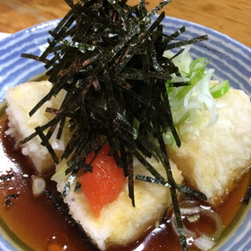 揚げ出汁豆腐(しょうじ )